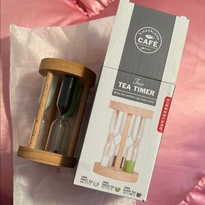 FREE Trio Tea Timer with Black, White, and Green Sand